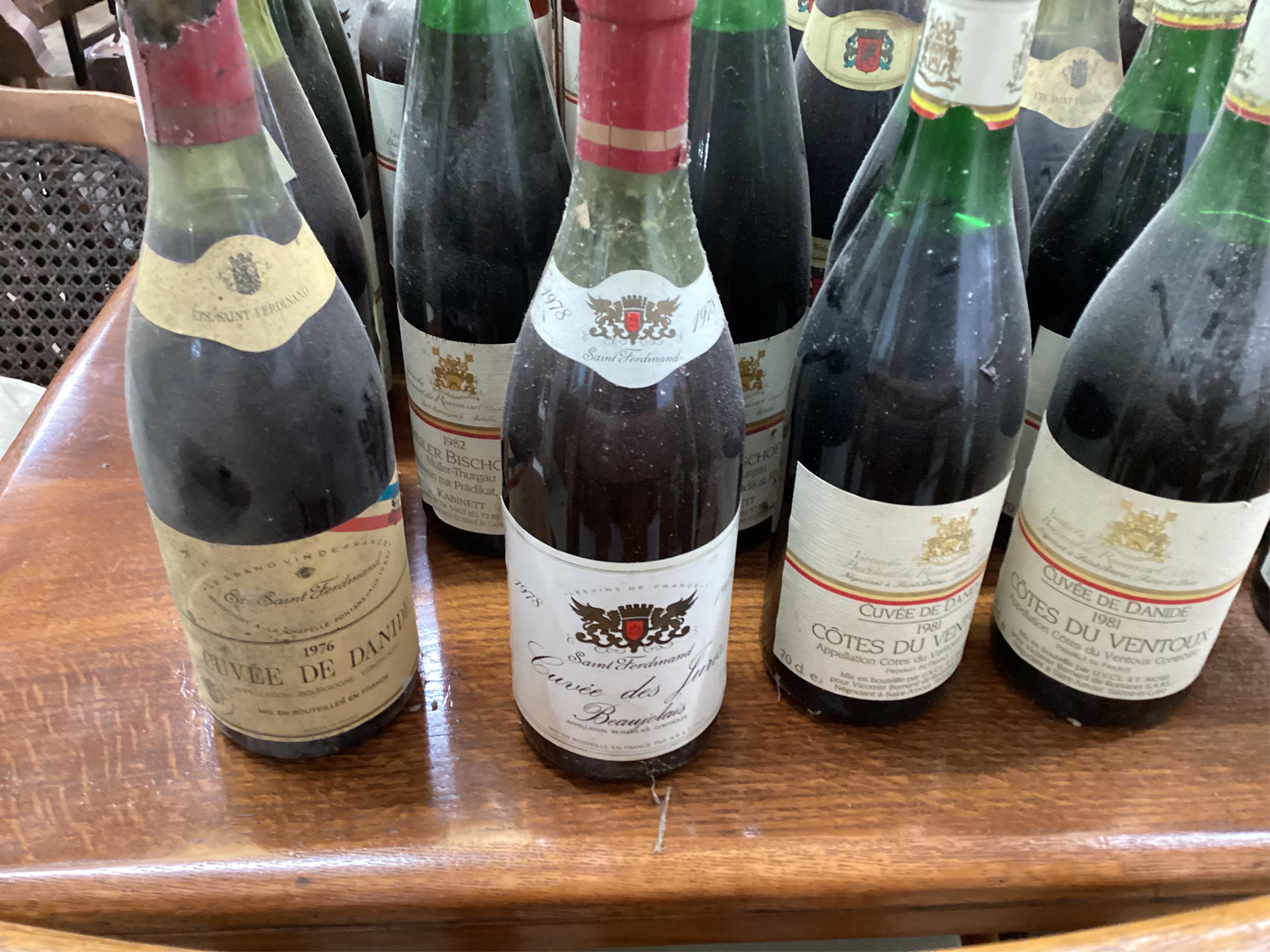 Approximately 150 bottles of assorted red, white and rosé wine together with two bottles of port